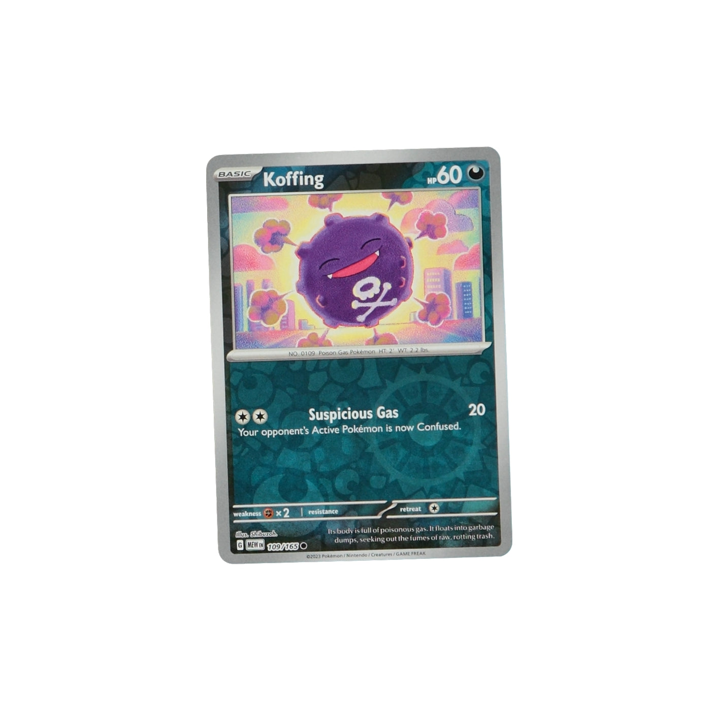 Pokemon TCG SV 3.5 151 109/165 Koffing Rev Holo Card - stylecreep.com