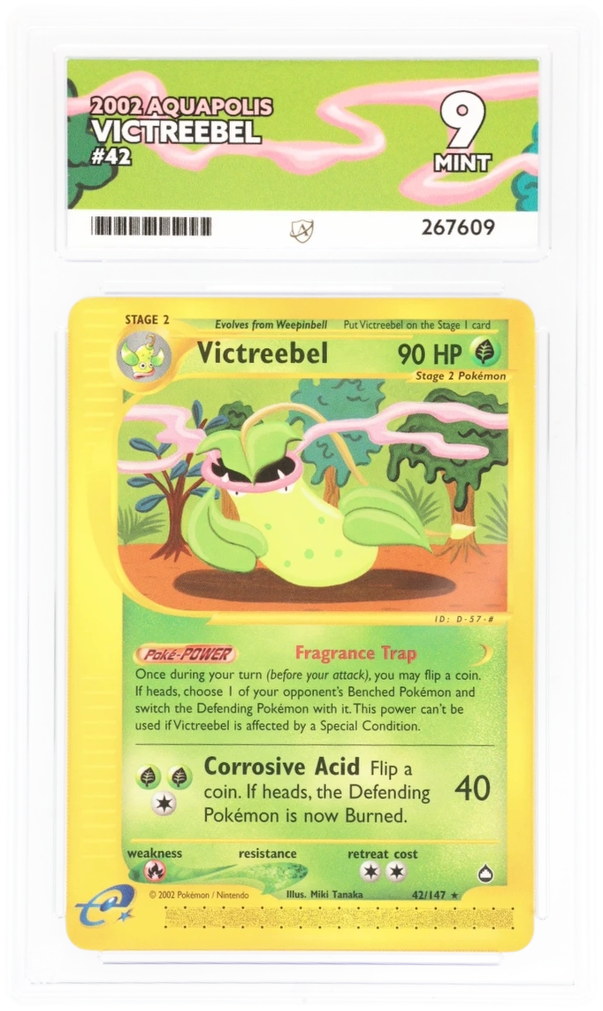 pokemon card victreebel Pokemon Graded Card - Victreebel 42/147