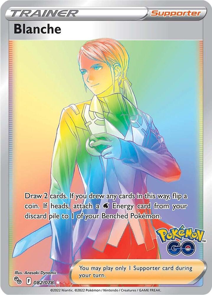 Pokemon Pokemon Go Blanche 082/078 Secret Rare Holo Card