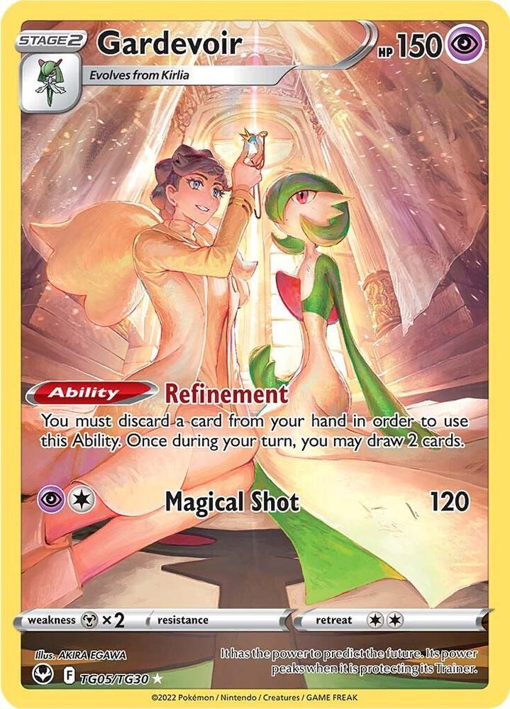 Pokemon Silver Tempest Gardevoir TG05/TG30 Ultra Rare Holofoil Card