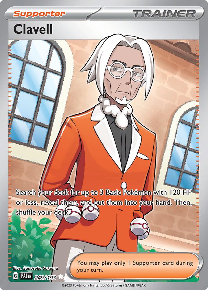 Pokemon Paldea Evolved Clavell 249/193 Ultra Rare Holo Card