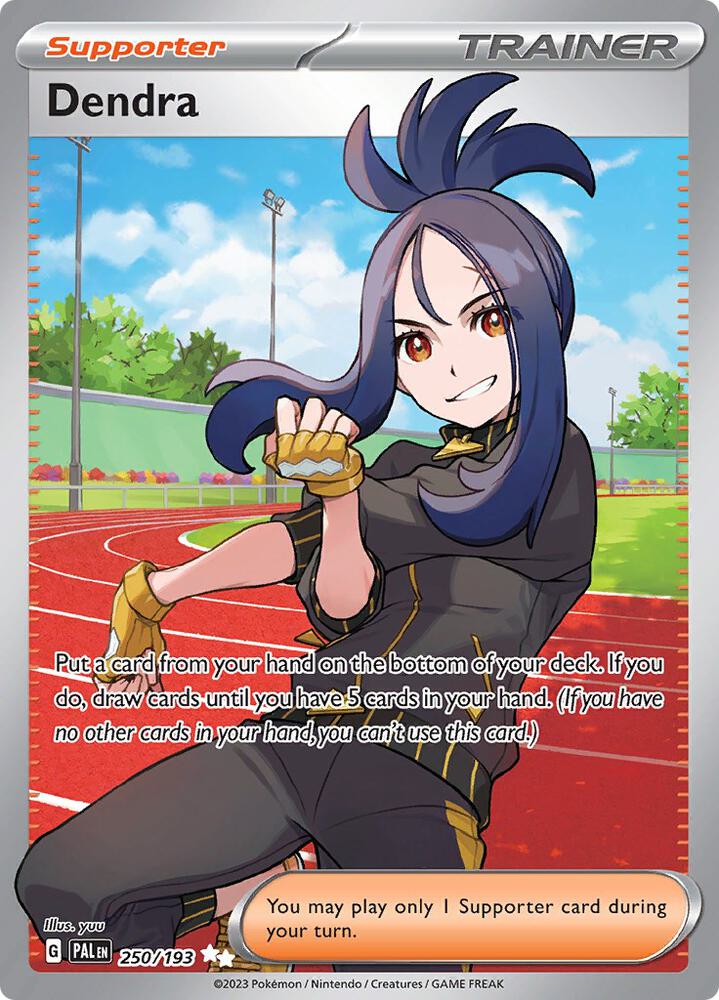 Pokemon Paldea Evolved Dendra 250/193 Ultra Rare Holo Card