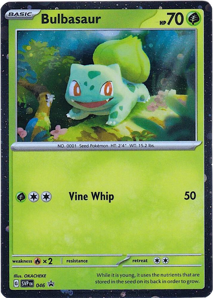 Pokemon Scarlet & Violet Promo Bulbasaur 046 Holo Card - stylecreep.com