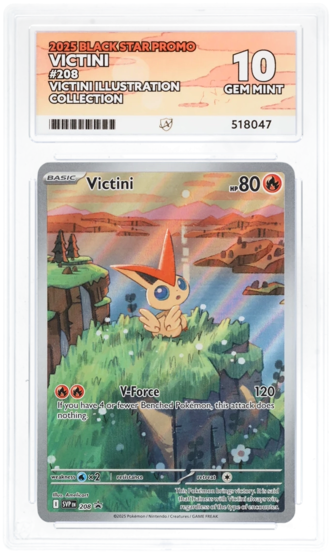 Pokemon Graded Card - Victini 208 SV Promo