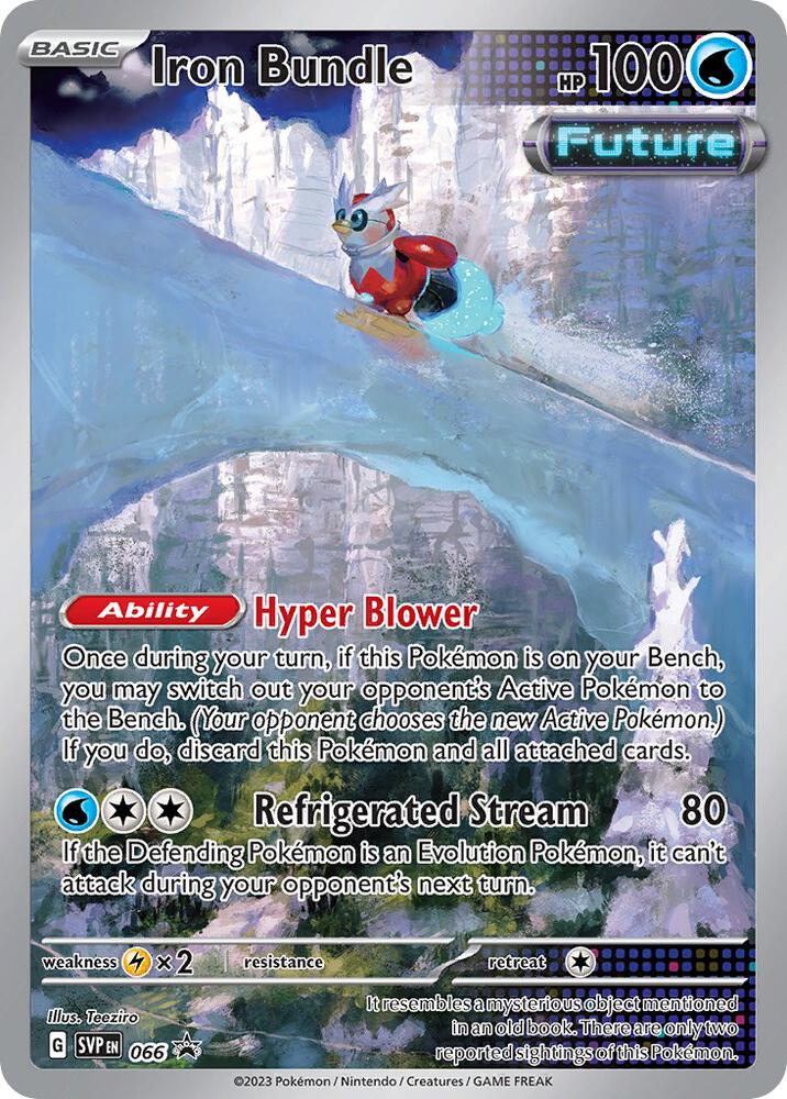 Pokemon Scarlet & Violet Promo Iron Bundle 066 Promo Holofoil Card (SEALED)