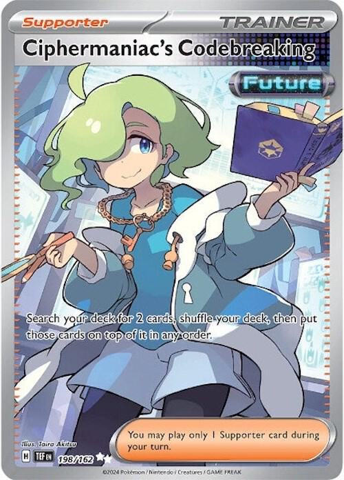 Pokemon Temporal Forces Ciphermaniac's Codebreaking 198/162 Ultra Rare Holofoil Card - stylecreep.com