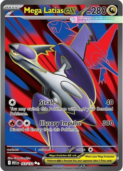 Pokemon Mega Evolution Mega Latias ex 163/132 Ultra Rare Holofoil Card