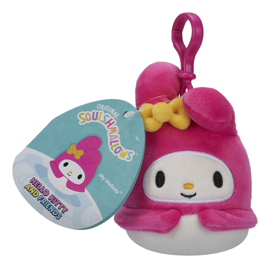 Squishmallows 3.5" Clip On Plush - Sanrio My Melody