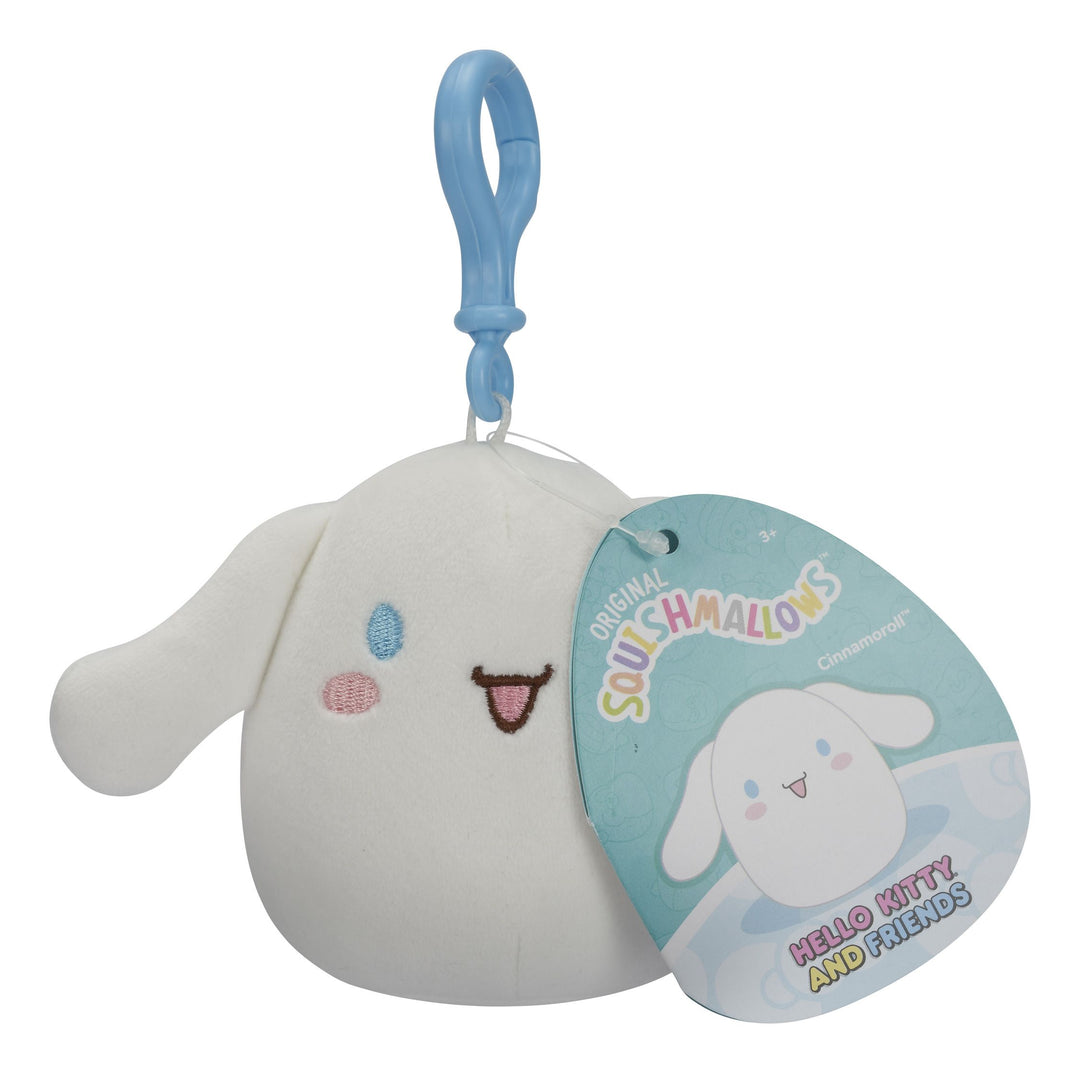 Squishmallows 3.5" Clip On Plush - Sanrio Cinnamoroll