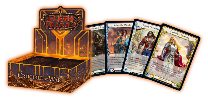 Flesh and Blood Crucible Of War Booster Box (Unlimited) (24 Packs)