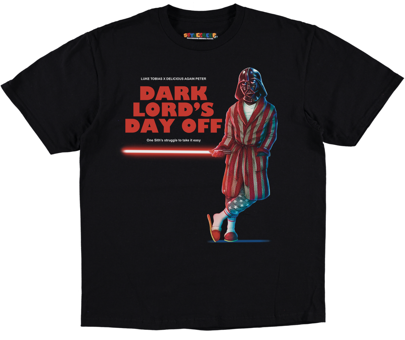 Delicious Again Peter Dark Lord's Day Off Tee (All Colours) - stylecreep.com