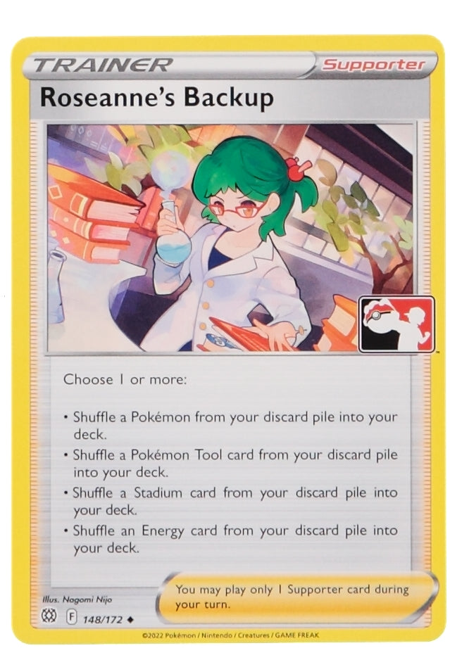 Pokemon TCG Roseanne's Backup BRS 148 (STD) Prize Pack S3