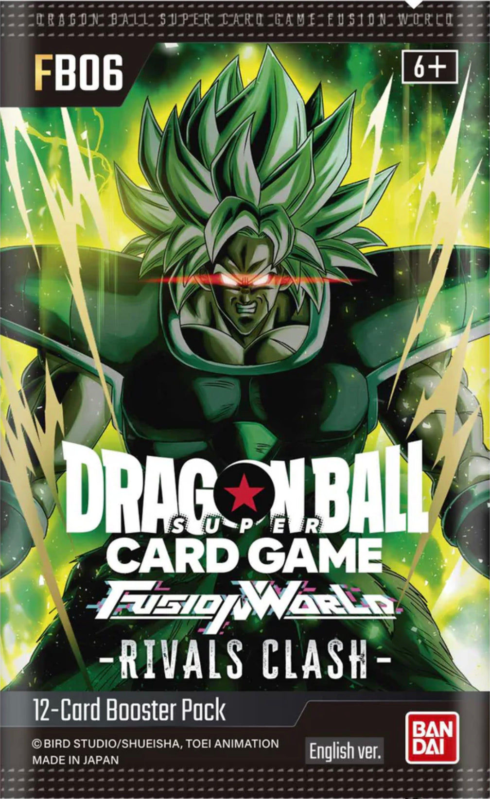 Dragon Ball Super Card Game Booster Pack - FB06 Fusion World Rivals Clash - stylecreep.com