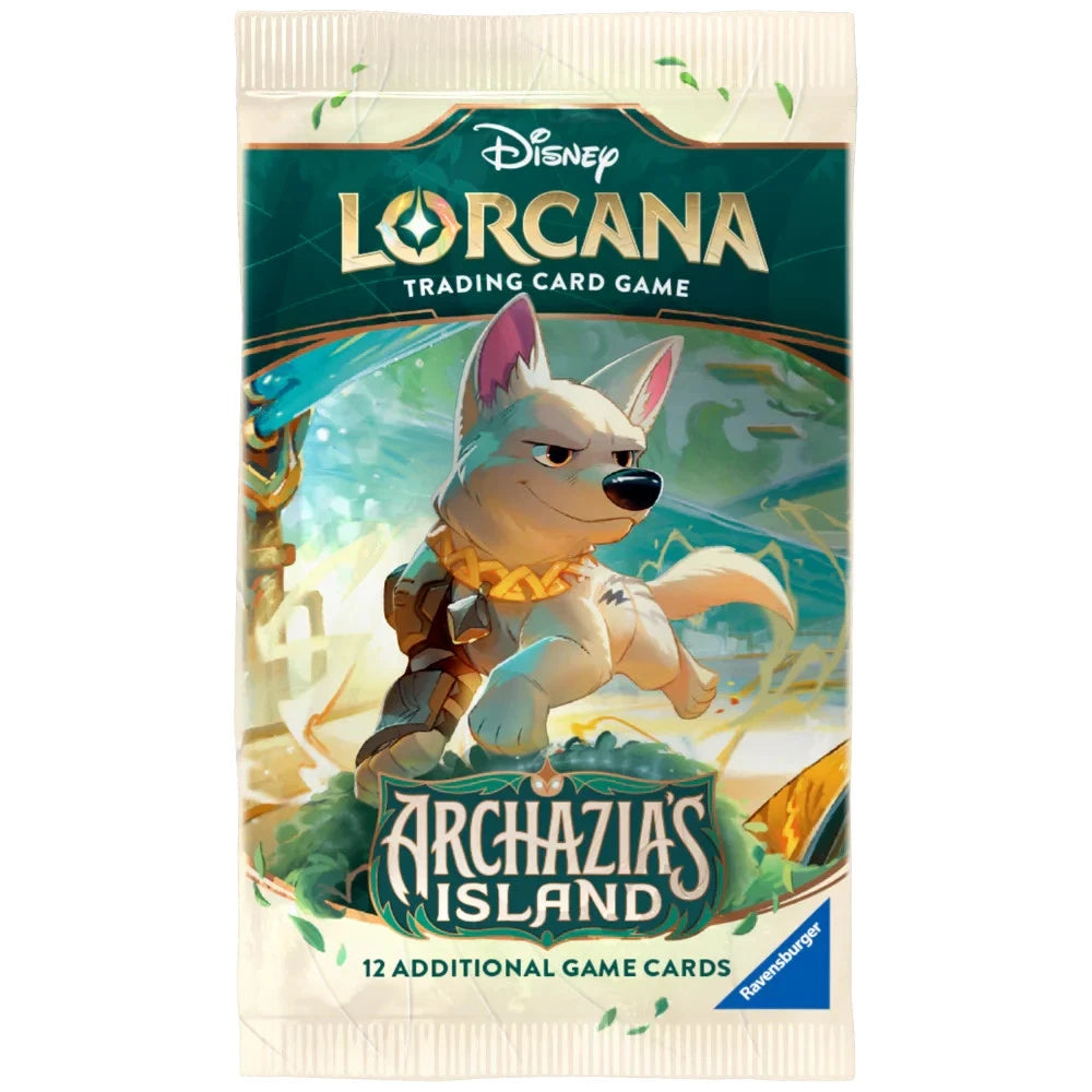 Disney Lorcana TCG Archazia's Island Booster Pack (1 Supplied)