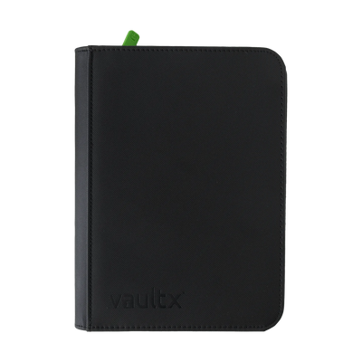 Vault X Exo-Tec Zip Binder 4-Pocket Black