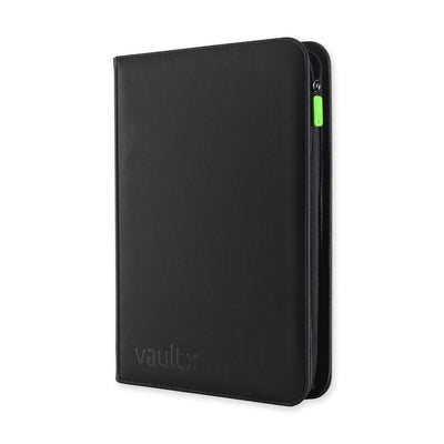 Vault X Exo-Tec Zip Binder 9-Pocket Black