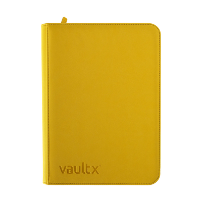 Vault X Exo-Tec Zip Binder 9-Pocket Yellow