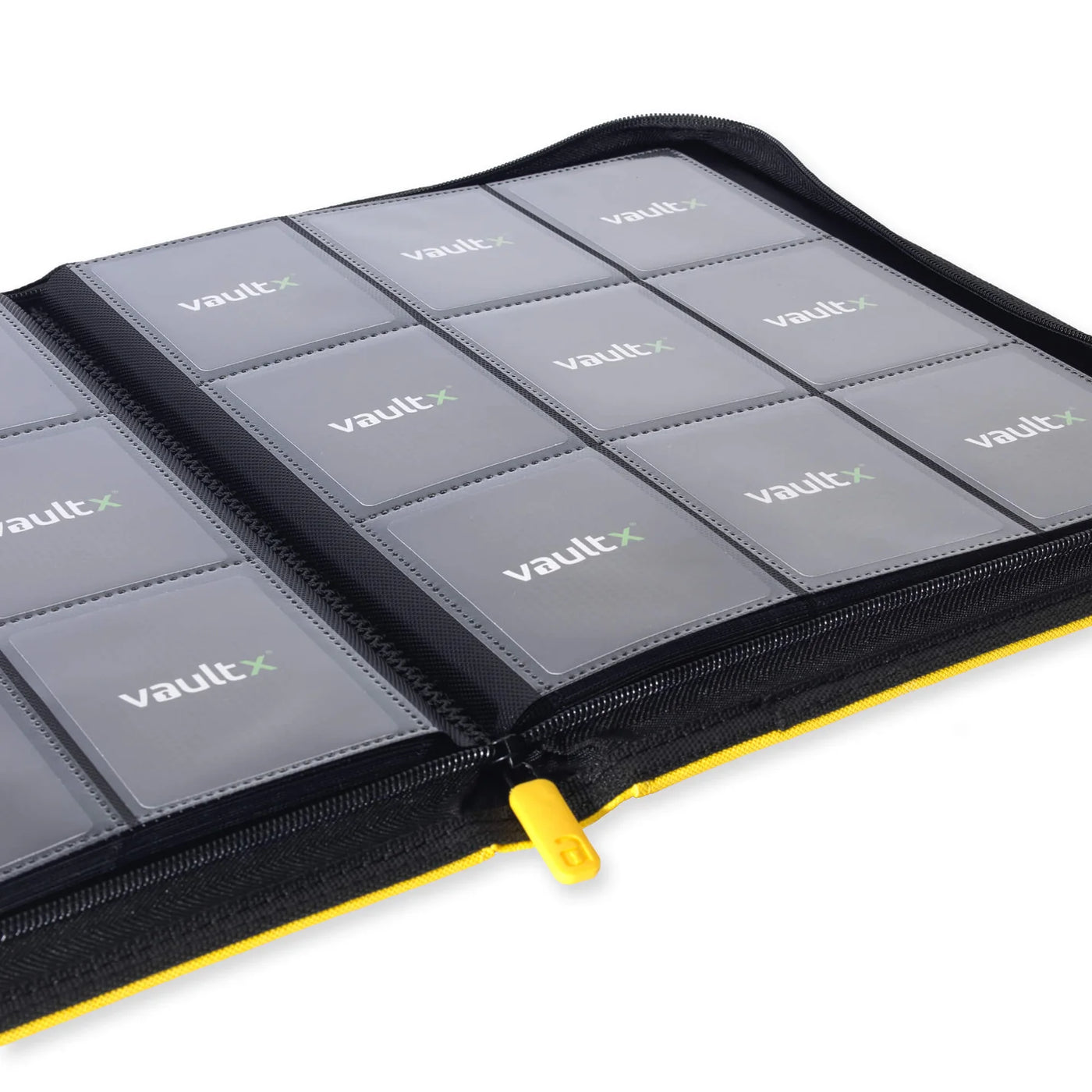 Vault X Exo-Tec Zip Binder 9-Pocket Yellow