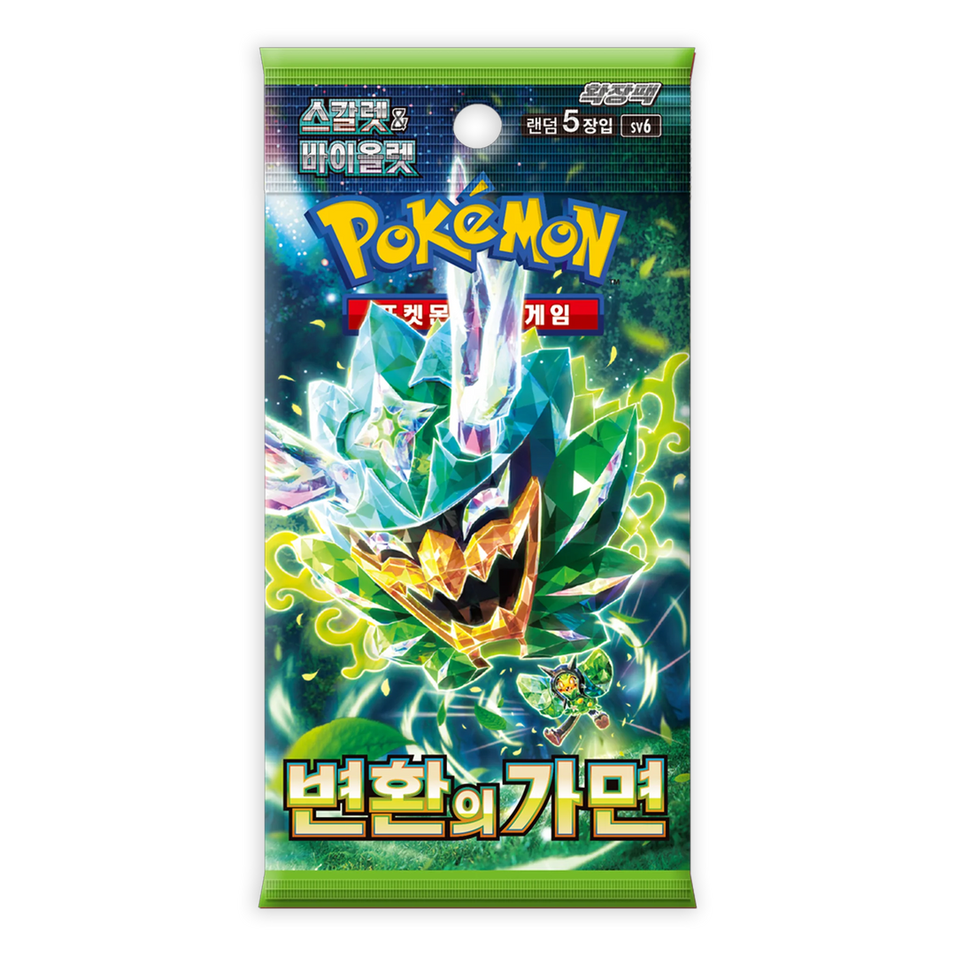 Pokemon TCG Mask Of Change (KOR) Booster Pack (1 Supplied)