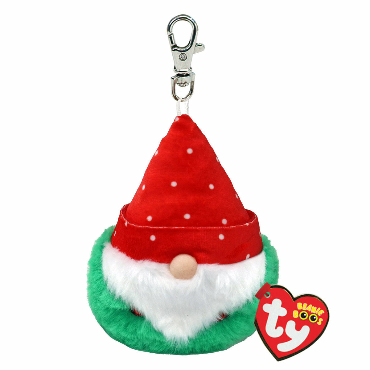 TY Beanie Boos Key Clip Christmas 2023 - Topsy Gnome - stylecreep.com
