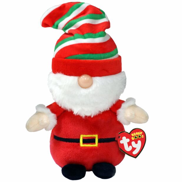 TY Beanie Boos Regular Christmas 2023 - Gnewman Gnome Red 15cm - stylecreep.com