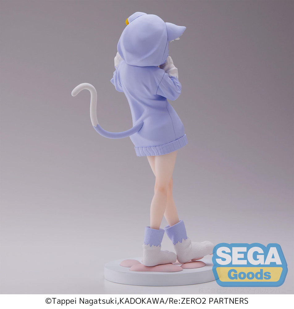 Sega Goods Re:Zero - Starting Life in Another World Luminasta PVC statue Emilia Mofumofu Pack 21 cm - stylecreep.com