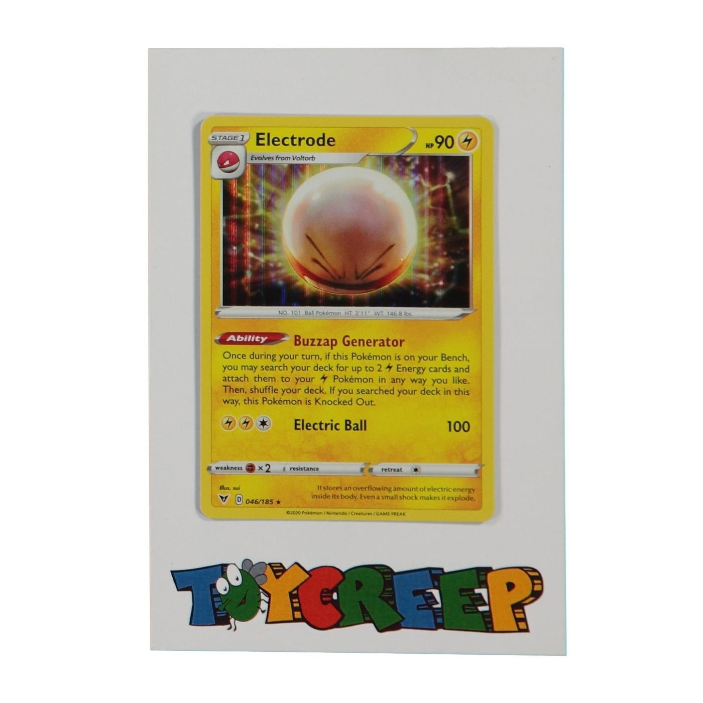 Pokemon TCG Vivid Voltage 046/185 Electrode Holo Card - stylecreep.com