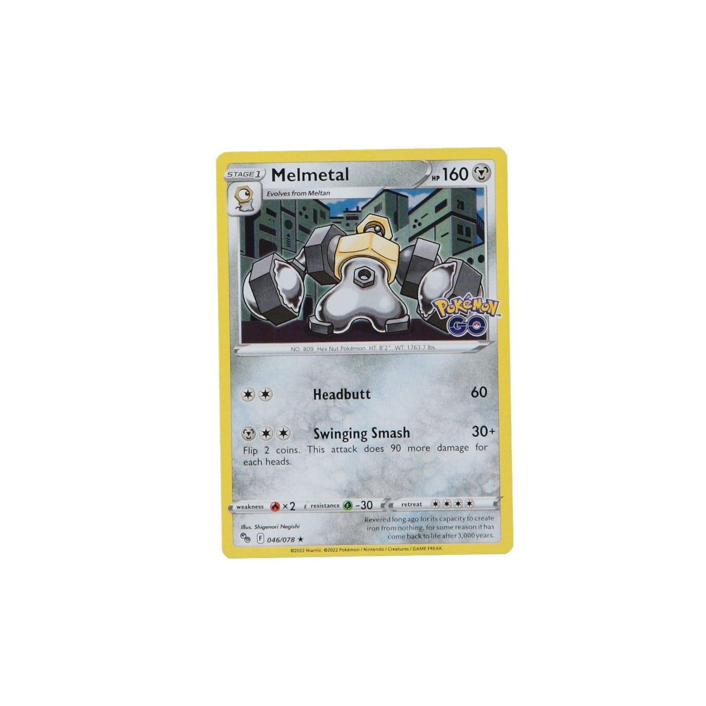Pokemon TCG GO 046/078 Melmetal Holo Card - stylecreep.com
