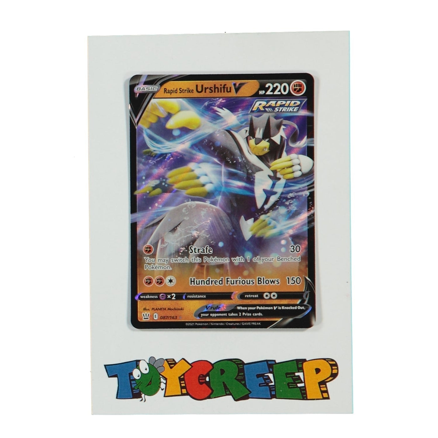 Pokemon TCG Battle Styles 087/163 Rapid Strike Urshifu V Card - stylecreep.com