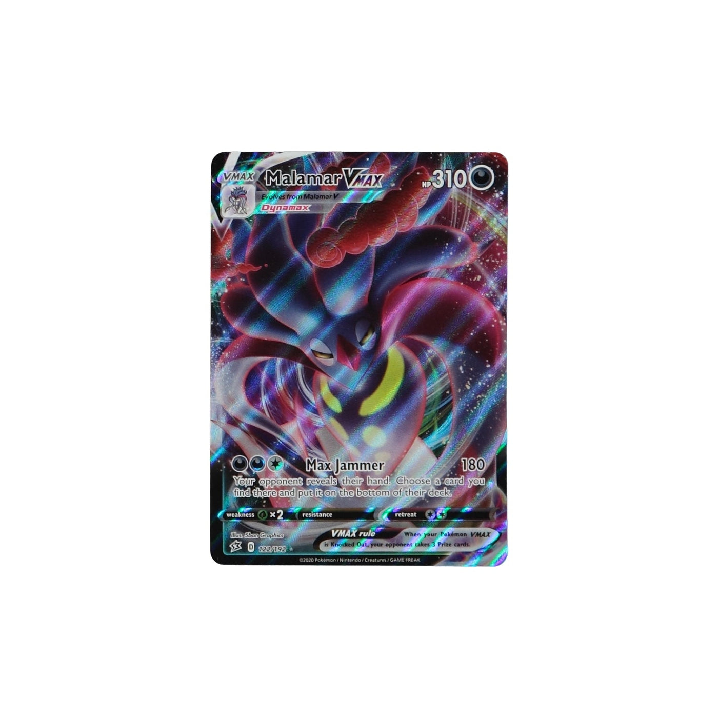 Pokemon TCG Rebel Clash 122/192 Malamar VMAX Card - stylecreep.com