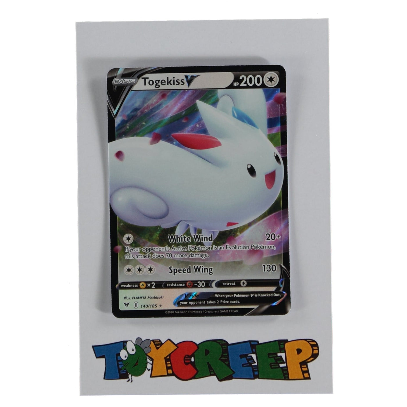 Pokemon TCG Vivid Voltage 140/185 Togekiss V Card - stylecreep.com