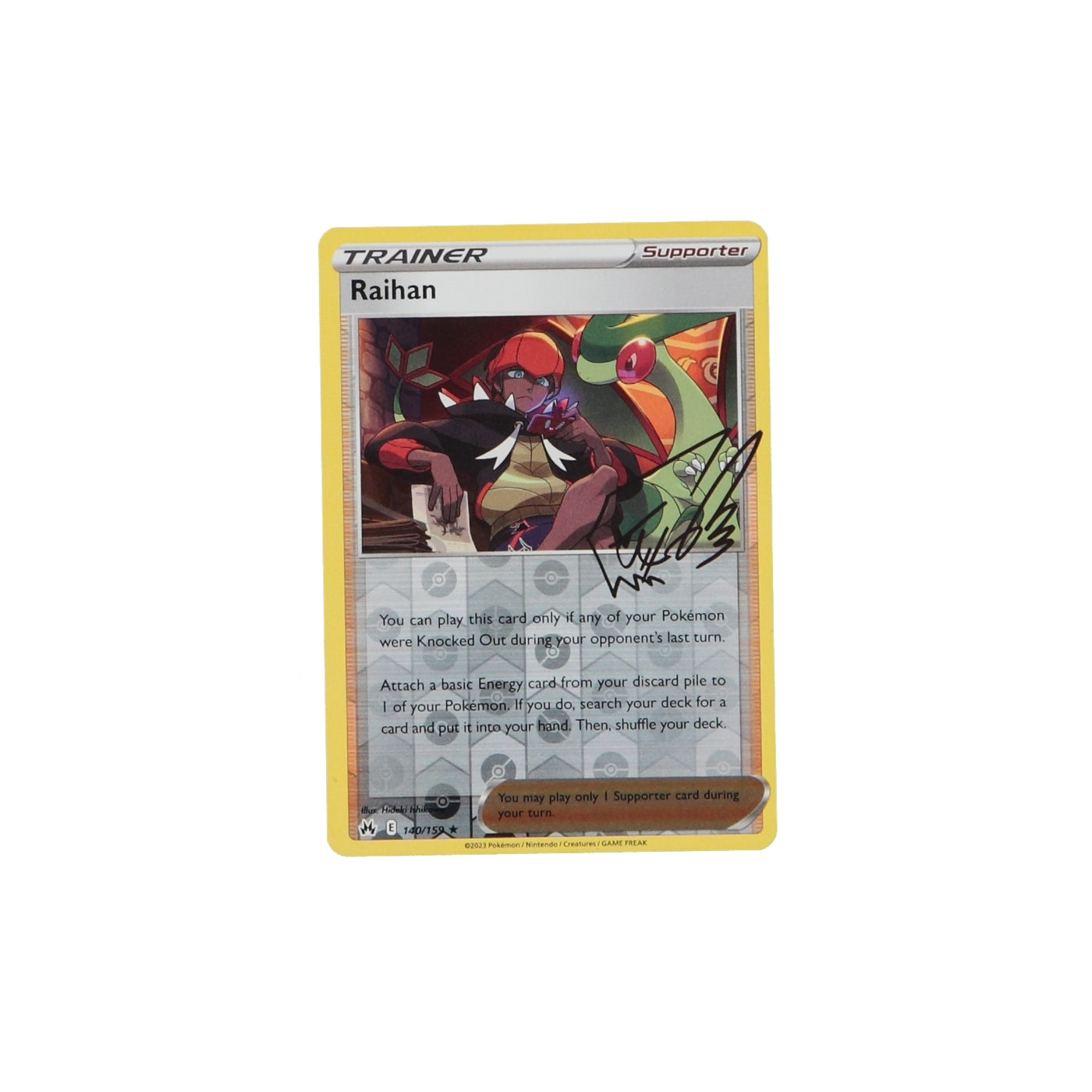 Pokemon TCG Crown Zenith 140/159 Raihan Rev Holo Card - stylecreep.com