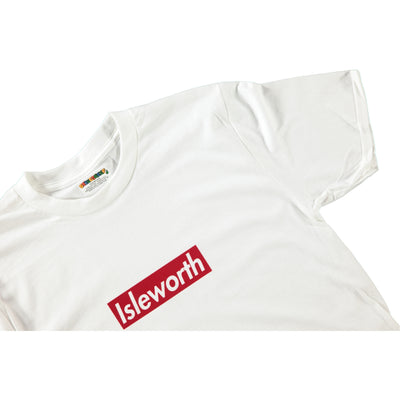 Stylecreep Clothing Isleworth Box Logo Tee White - stylecreep.com