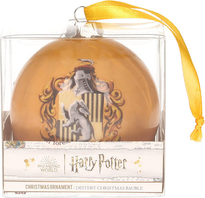 Harry Potter Christmas Ornament Bauble Hufflepuff House - stylecreep.com