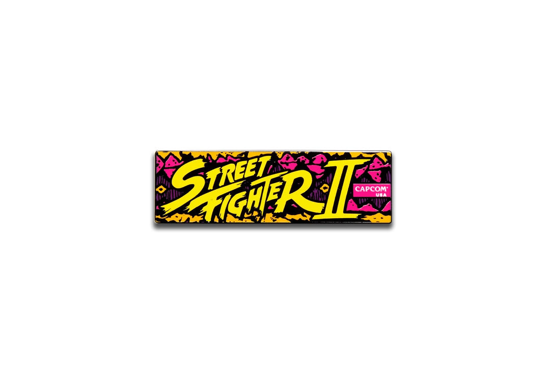 Pinfinity Street Fighter SF II Marquee Augmented Reality Pin Badge - stylecreep.com