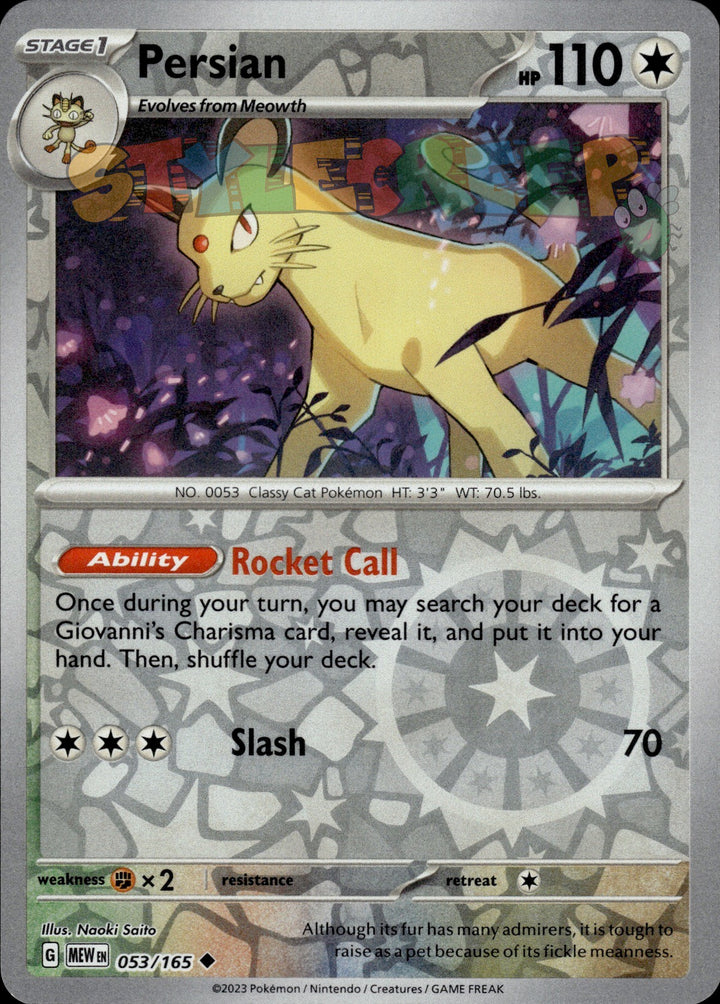 Pokemon TCG SV 151 Holo & Reverse Holo Cards - Select Your Card - stylecreep.com