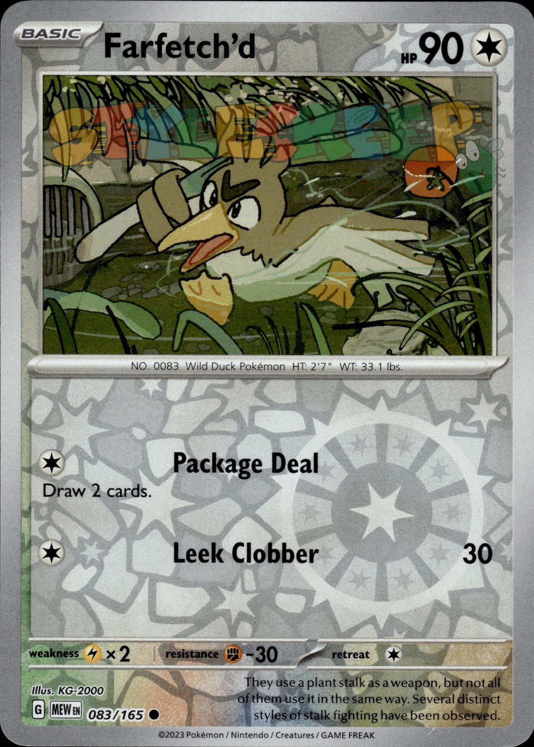 Pokemon TCG SV 151 Holo & Reverse Holo Cards - Select Your Card - stylecreep.com