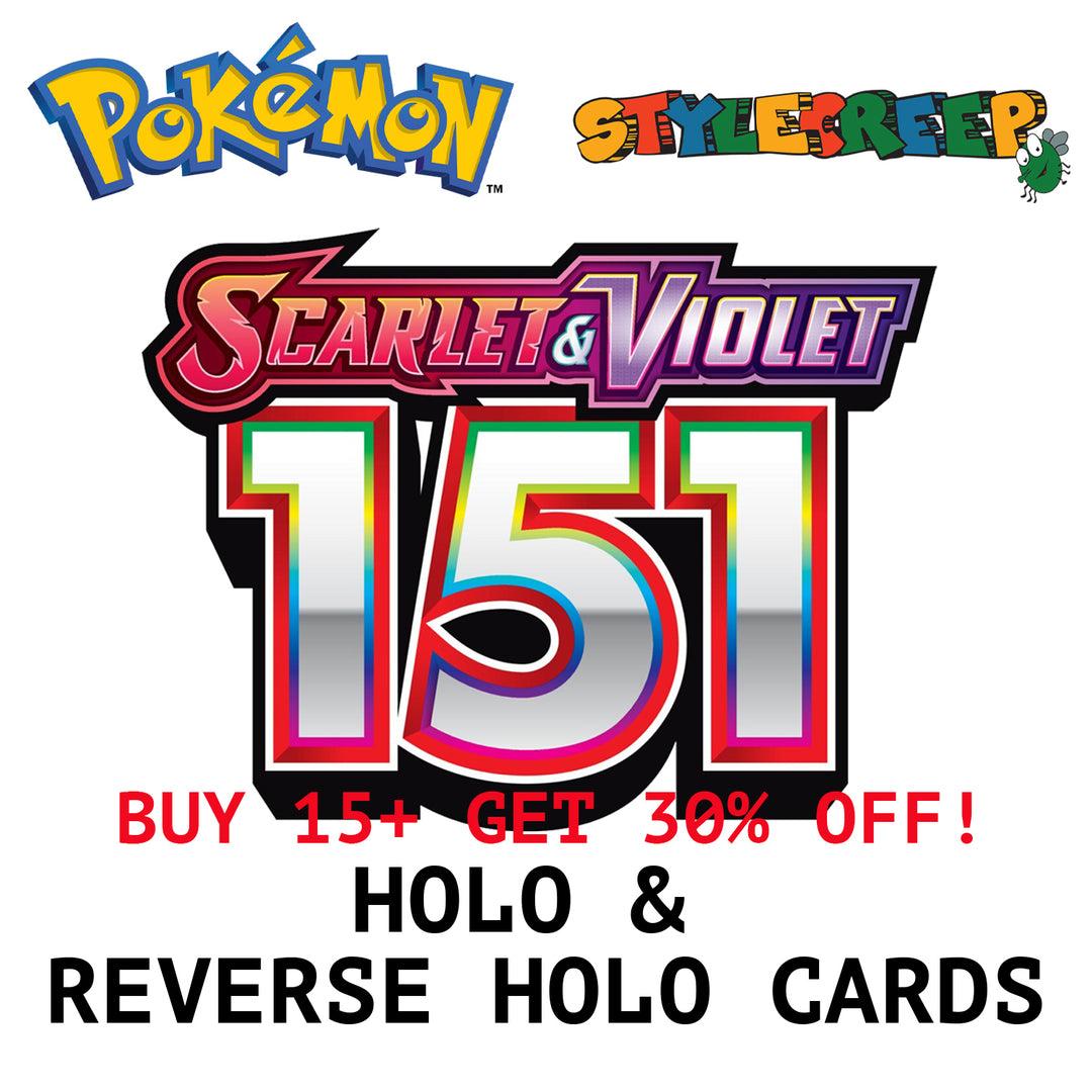 Pokemon TCG SV 151 Holo & Reverse Holo Cards - Select Your Card