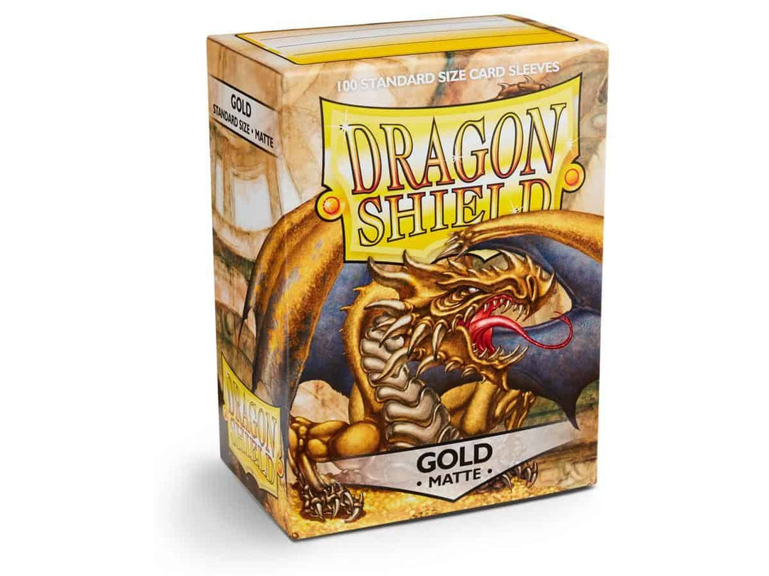 Dragon Shield Standard Matte Gold Sleeves (100) - stylecreep.com