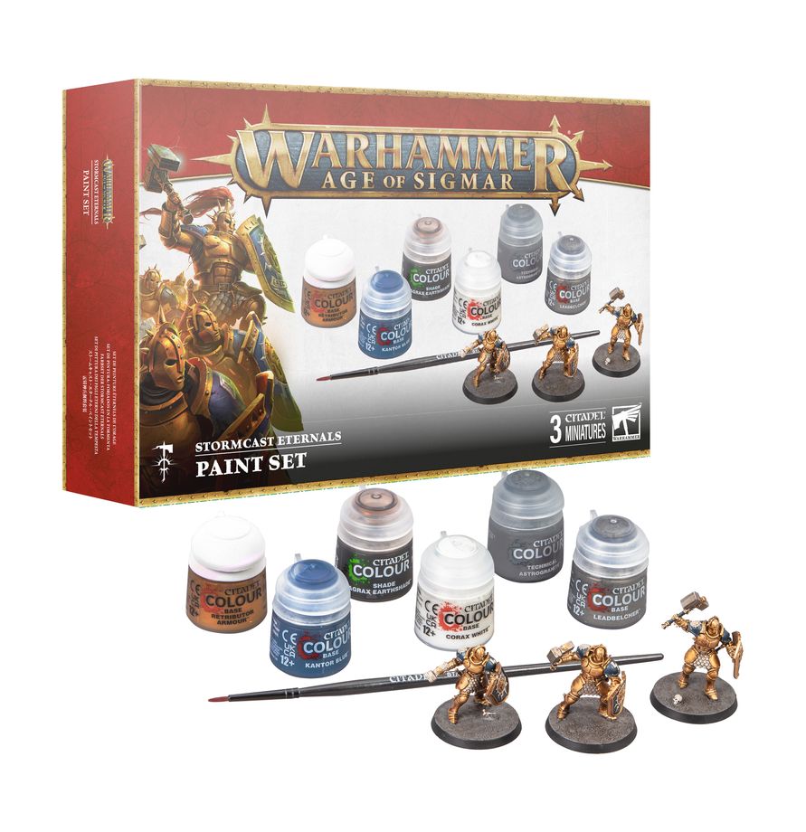 AGE OF SIGMAR: STORMCAST ETERNALS PAINT SET