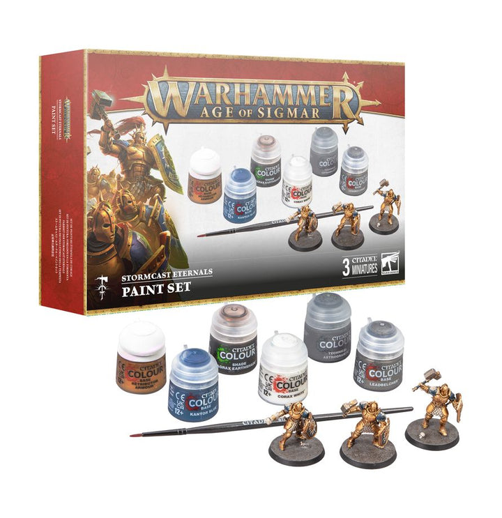 AGE OF SIGMAR: STORMCAST ETERNALS PAINT SET