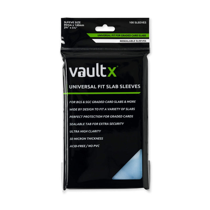 Vault X Universal Fit Slab Sleeves (100 Sleeves)