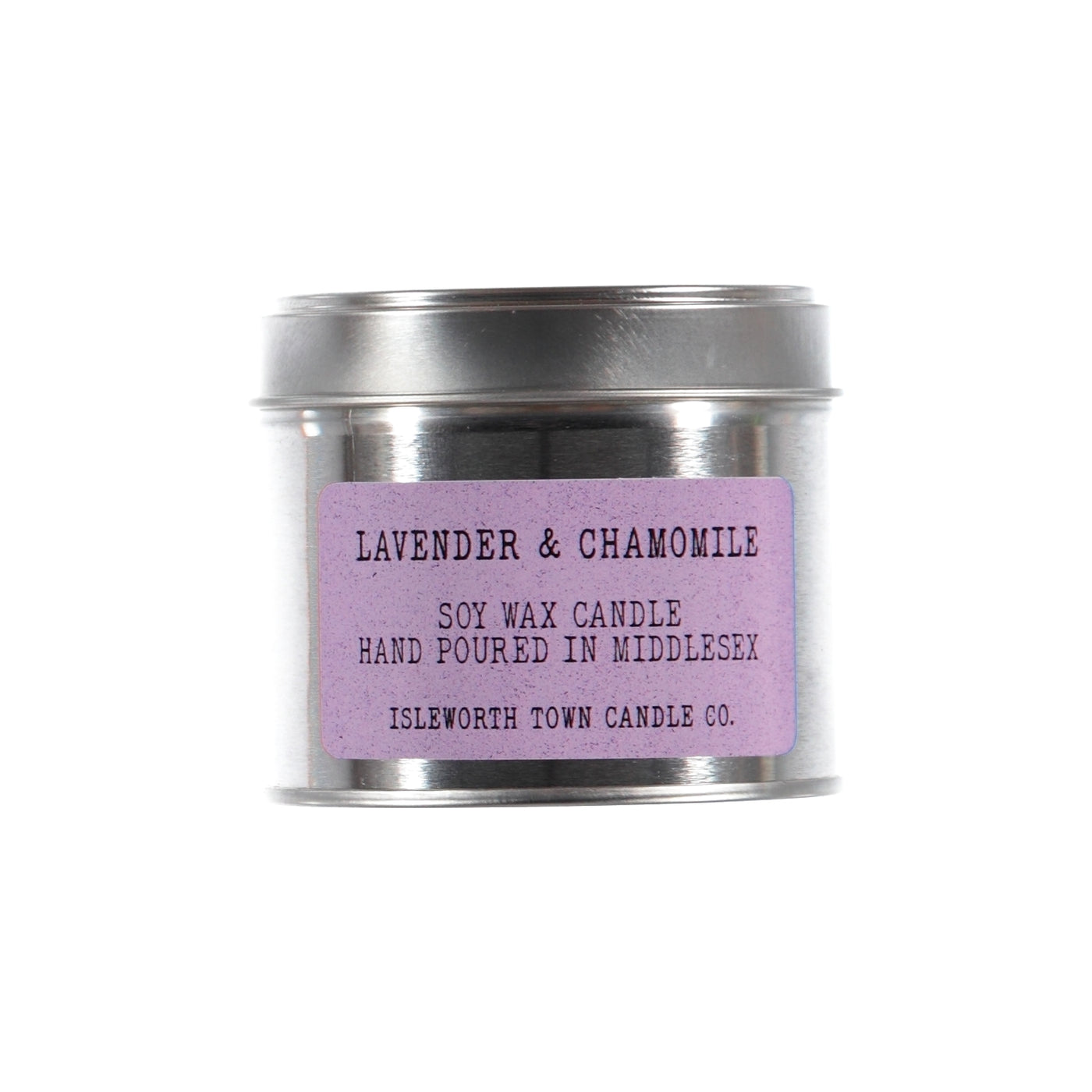 Isleworth Town Candle Co - Tin Candle - 220g - Lavender & Chamomile - stylecreep.com