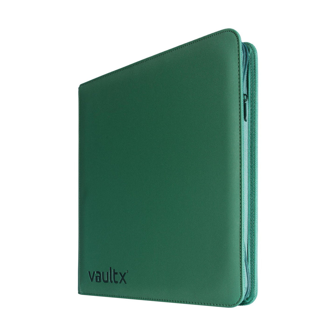 Vault X Exo-Tec Zip Binder 12-Pocket Metallic Green - stylecreep.com