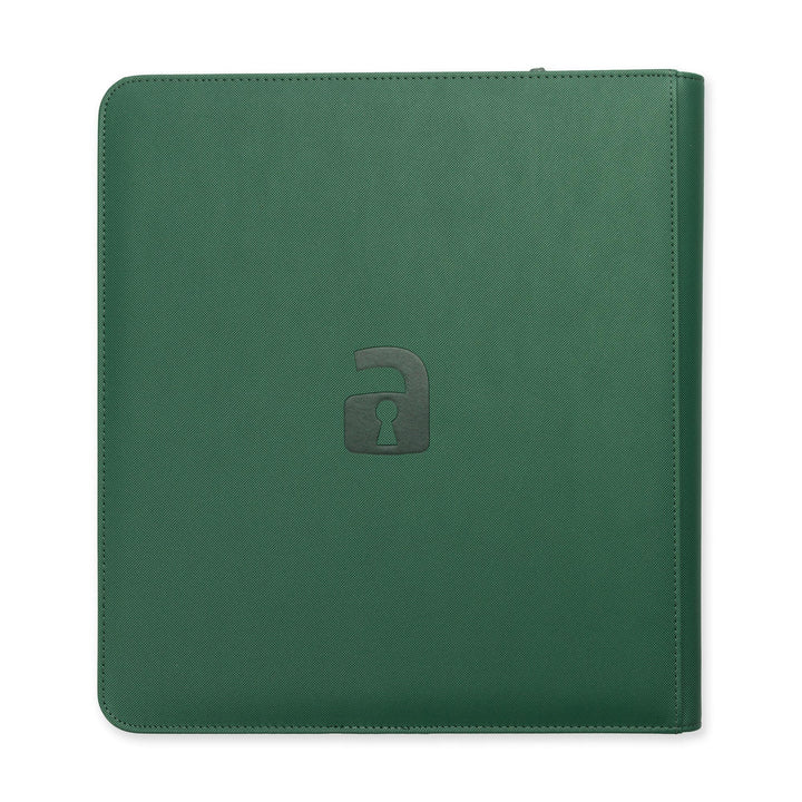 Vault X Exo-Tec Zip Binder 12-Pocket Metallic Green - stylecreep.com