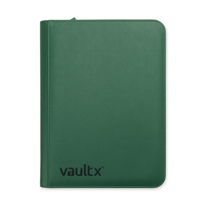 Vault X Exo-Tec Zip Binder 9-Pocket Metallic Green - stylecreep.com