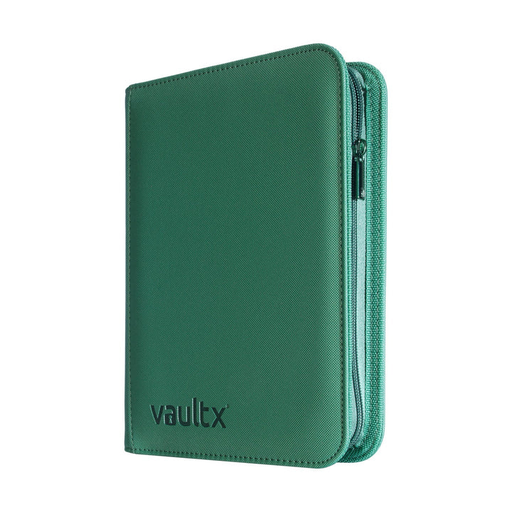 Vault X Exo-Tec Zip Binder 4-Pocket Metallic Green - stylecreep.com