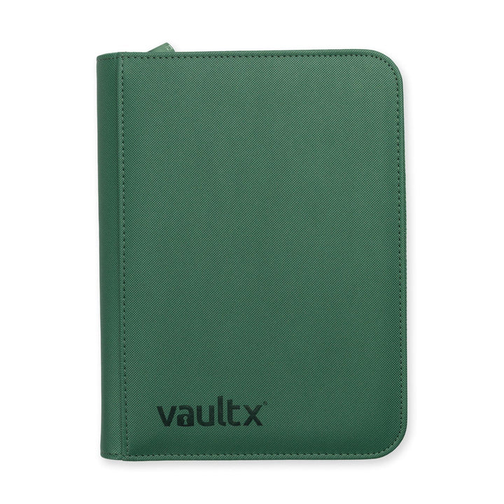 Vault X Exo-Tec Zip Binder 4-Pocket Metallic Green - stylecreep.com