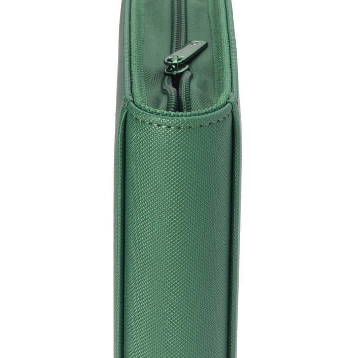 Vault X Exo-Tec Zip Binder 4-Pocket Metallic Green - stylecreep.com