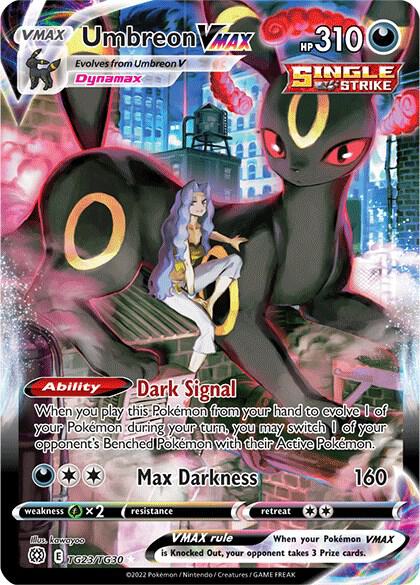 Pokemon Brilliant Stars Umbreon VMAX TG23/TG30 Ultra Rare Holofoil Card - stylecreep.com